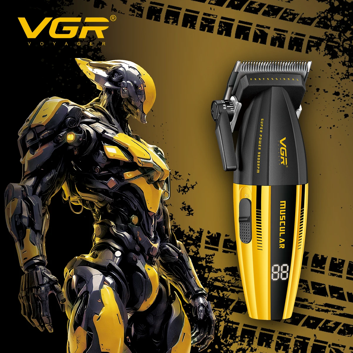 VGR V-285 Mech Co branded High end Men's Professional Hair Clipper
