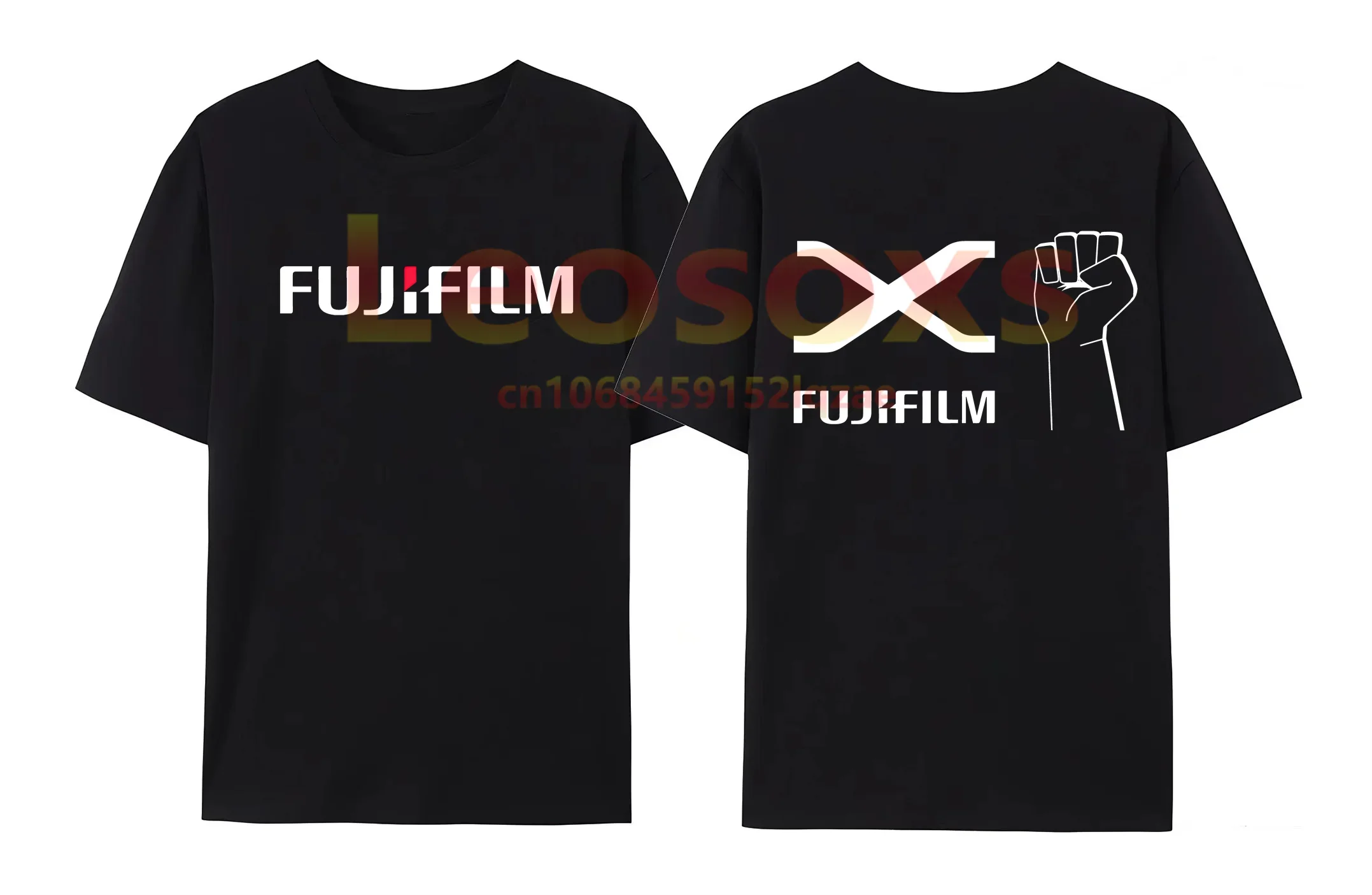 

Summer Men's Fujifilm Printed T-Shirt High Quality 100% Cotton Women's Fashion Loose Short Sleeve