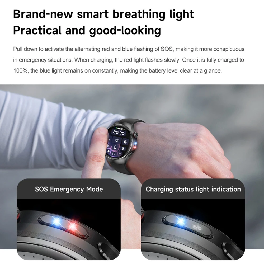 2025 New For Huawei Watch 4 Pro Smart Watch AMOLED HD Screen Men Heart Rate Bluetooth Call GPS Sports Tracker NFC Smartwatch 4