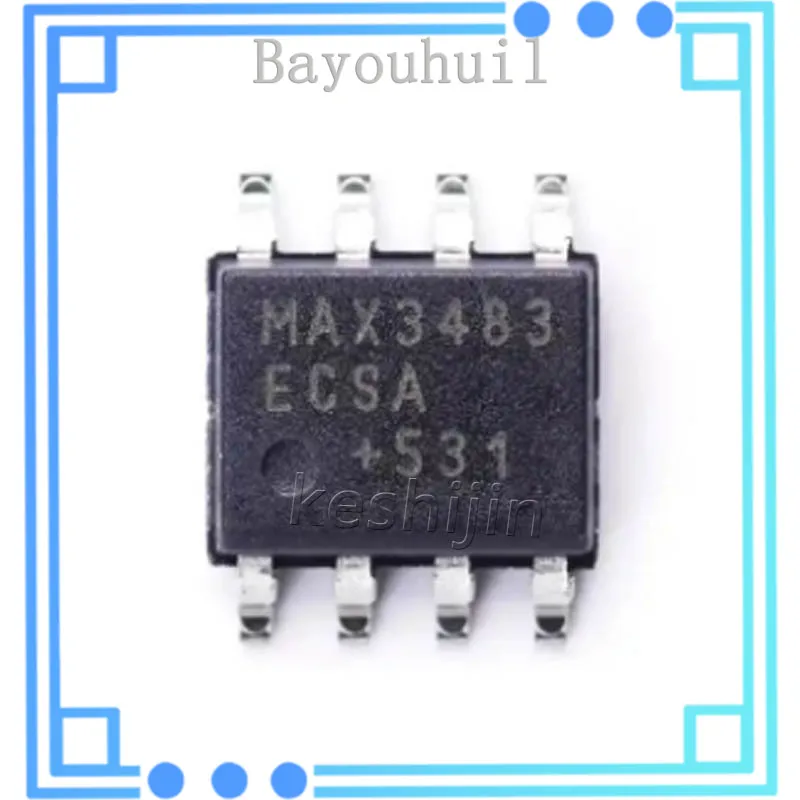 

10PCS MAX3483 SOP-8 New and original Integrated circuit IC Chip Supports BOM list MAX3483ESA+T MAX3483