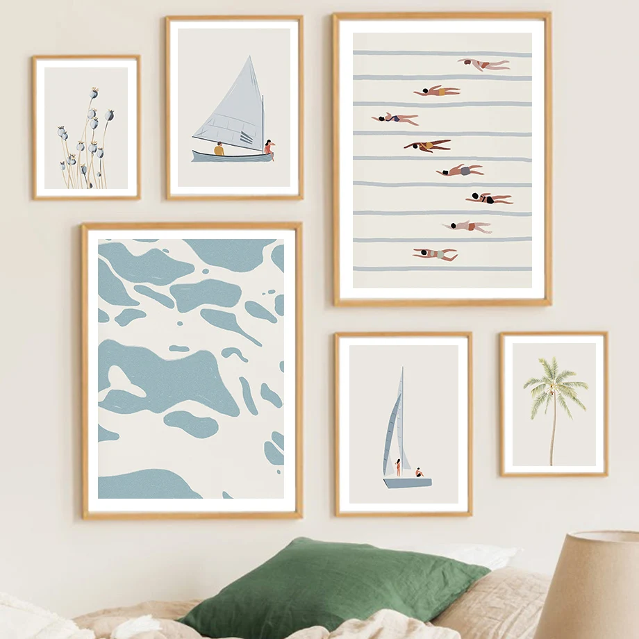 Minimalist Beach Canvas Wall Art