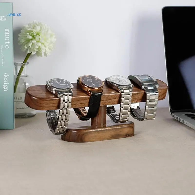 Solid Wood Watch Bracket Creative-Watch Holder Display Store Showcase Home Antique Countertop Table Top Jewelry Tower