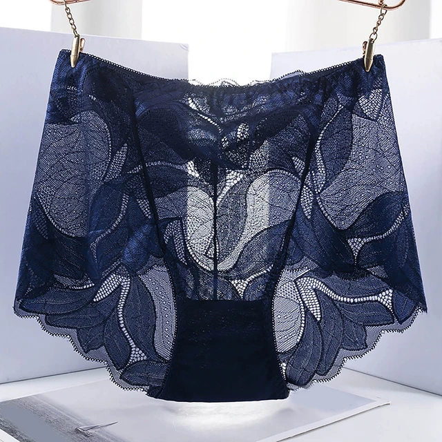 Thongs Woman Underpanties 2024 Plus Size Underwear High Waist Lace Seamless  Briefs Cotton Panties For Women High Waist Thong - AliExpress
