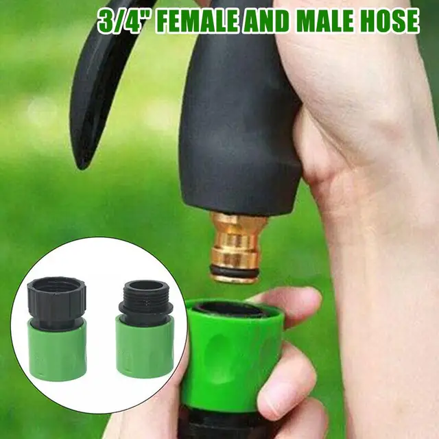 Kerti Öntözés Tömlő Abs Gyors Csatlakozó 3/4 "Vége Kettős Hím Kapcsoló Közös Adapter Hosszabbító Készletek - Image 2