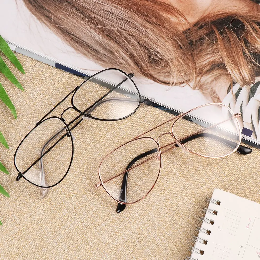 Frauen Männer Myopie optische Brille Anti-Blaulicht-Pilot kurzsichtige Brille kurz gesichtete Schutzbrille-1,0 bis-4,0 – Detail 1