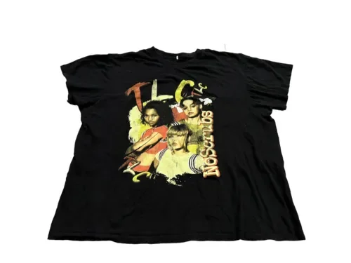 Tlc No Scrubs Maglietta Nera Per Adulti Taglia L Maniche Lunghe O Corte Grandi