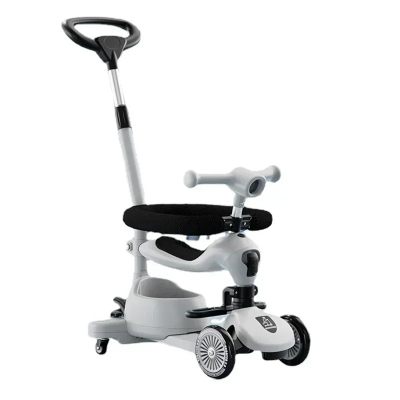 

Children's Scooters Baby Walkers Multi-functional Scooter 0-12 Years Old Walking Baby Car Can Sit Can Push Can Slide Toy Sports