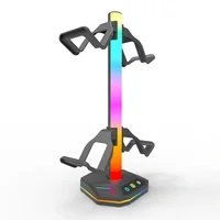 REMANK Game Controller Holder PS5 For PS5 slim PS4 PC XBox Control Handle Bracket Headphone Holder Storage Accessories RGB light - Image 3