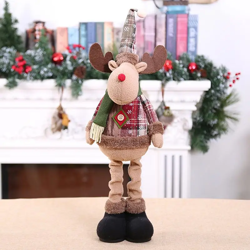 Christmas Dolls Innovative Elk Santa Snowman Decor Table Xmas Ornaments Merry Christmas Decorations New Year Gifts