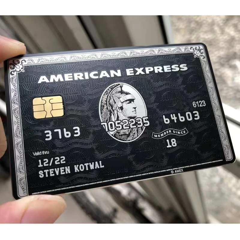 Motorcycle Goods American Express Centurion Card Cosplay Just Joking  Replica For Gift Customize It A and B _ - AliExpress Mobile
