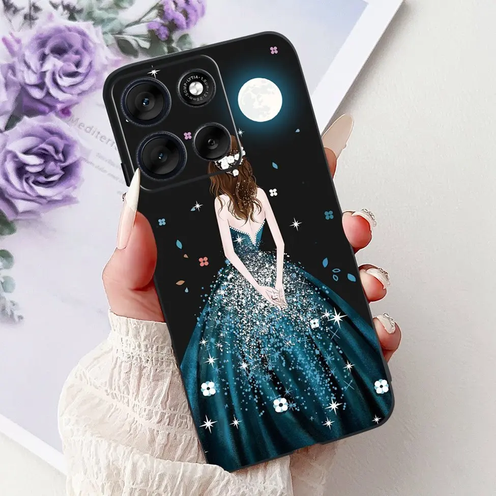 Cute Cartoon Cat & Butterfly Luxury Phone Case – Stylish Protection
