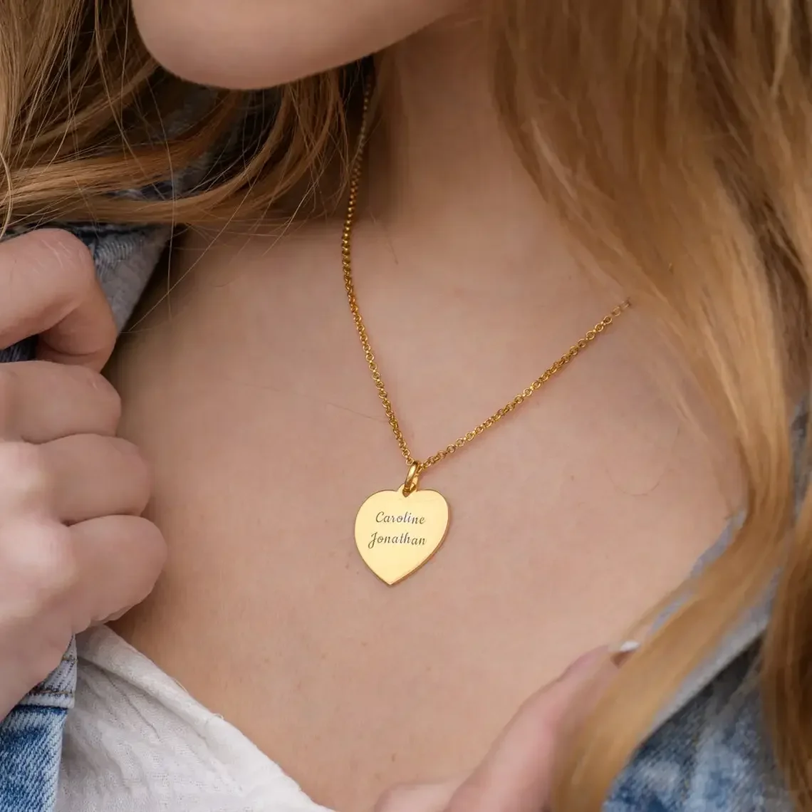 Collar 'Corazón De La Familia' Personalizado – Regalo Para Ella, Día De La Madre