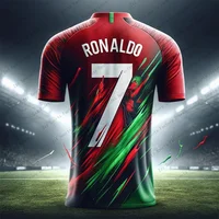 2024 New Arriavl CHATGPT-Special Ronaldos 7 Soccer Jersey for Kids And Adult, Intelligent Design Edition Jersey, Summer Kit 1