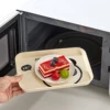 WORTHBUY Food Storage Tray Rectangular Serving Tray Multifunctional Food Bread Pan Home Tea Fruit Dessert Tray Kitchen Supplies 3