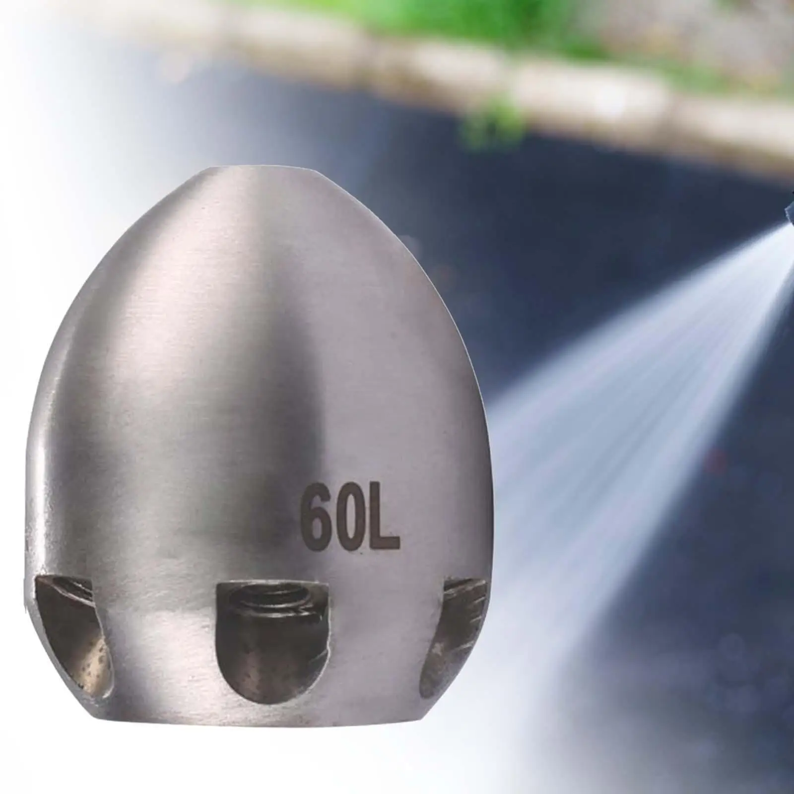 Channel rinsing nozzle for high-pressure cleaners, channel rinsing nozzle for