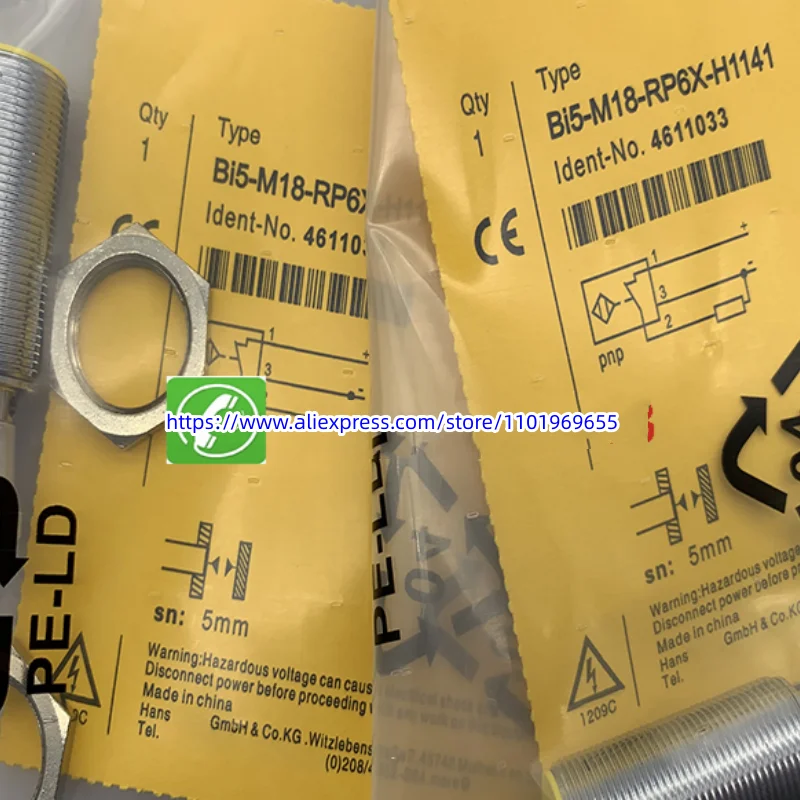 

3pcs New Proximity switch BI5-M18-AP6X-H1141 BI5-M18-AN6X-H1141 BI5-M18-RP6X-H1141 BI5-M18-RN6X-H1141 BI5-M18-AD4X-H1141