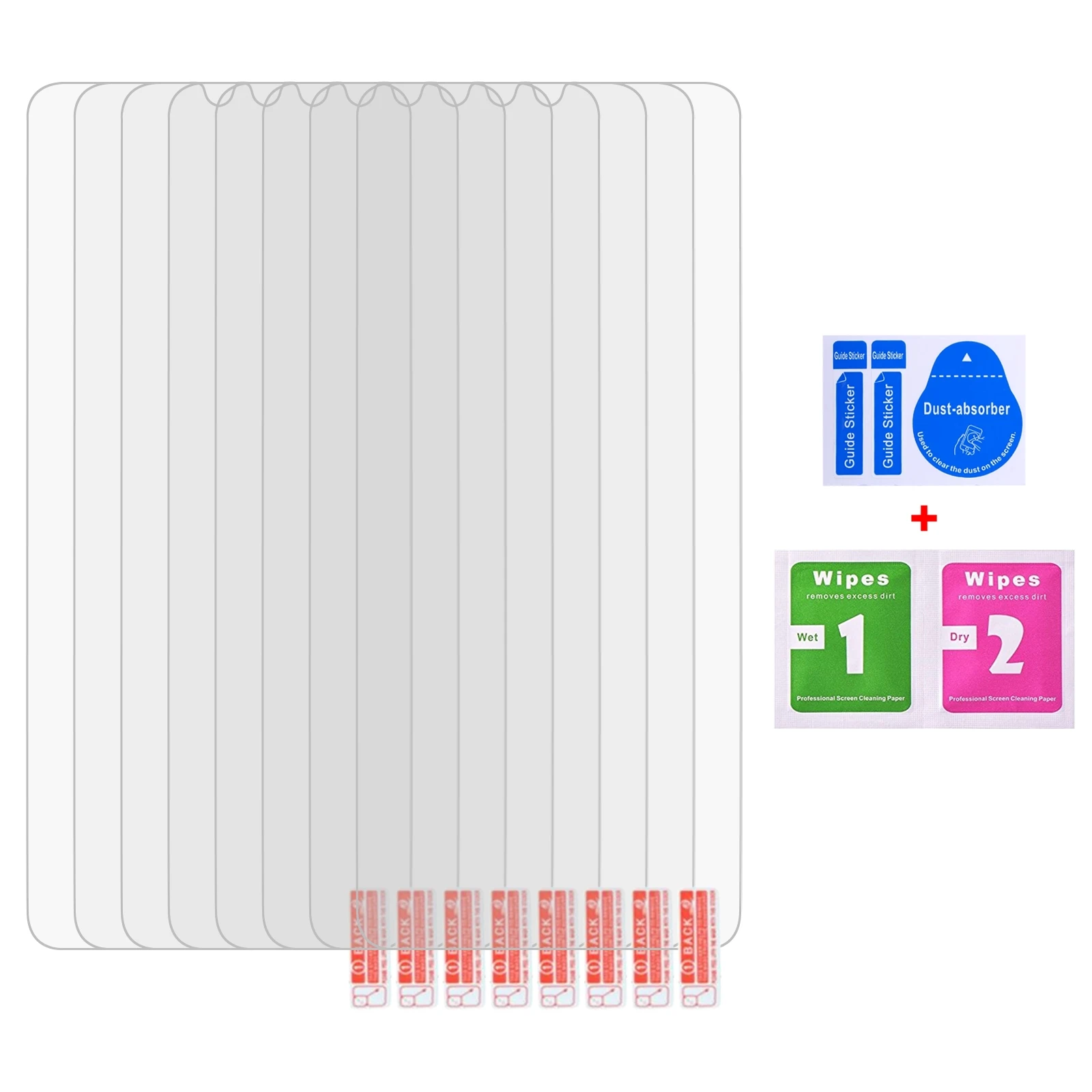 For Blackview Oscal Modern 8 10pcs 0.26mm 9H 2.5D Tempered Glass Film Phone Screen Protector