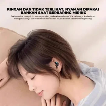 X55 Wireless Sleep Earphone Noise Reduction Invisible Earphone Sleeping Headset Bluetooth Sport Headphones Mini Earbuds 1
