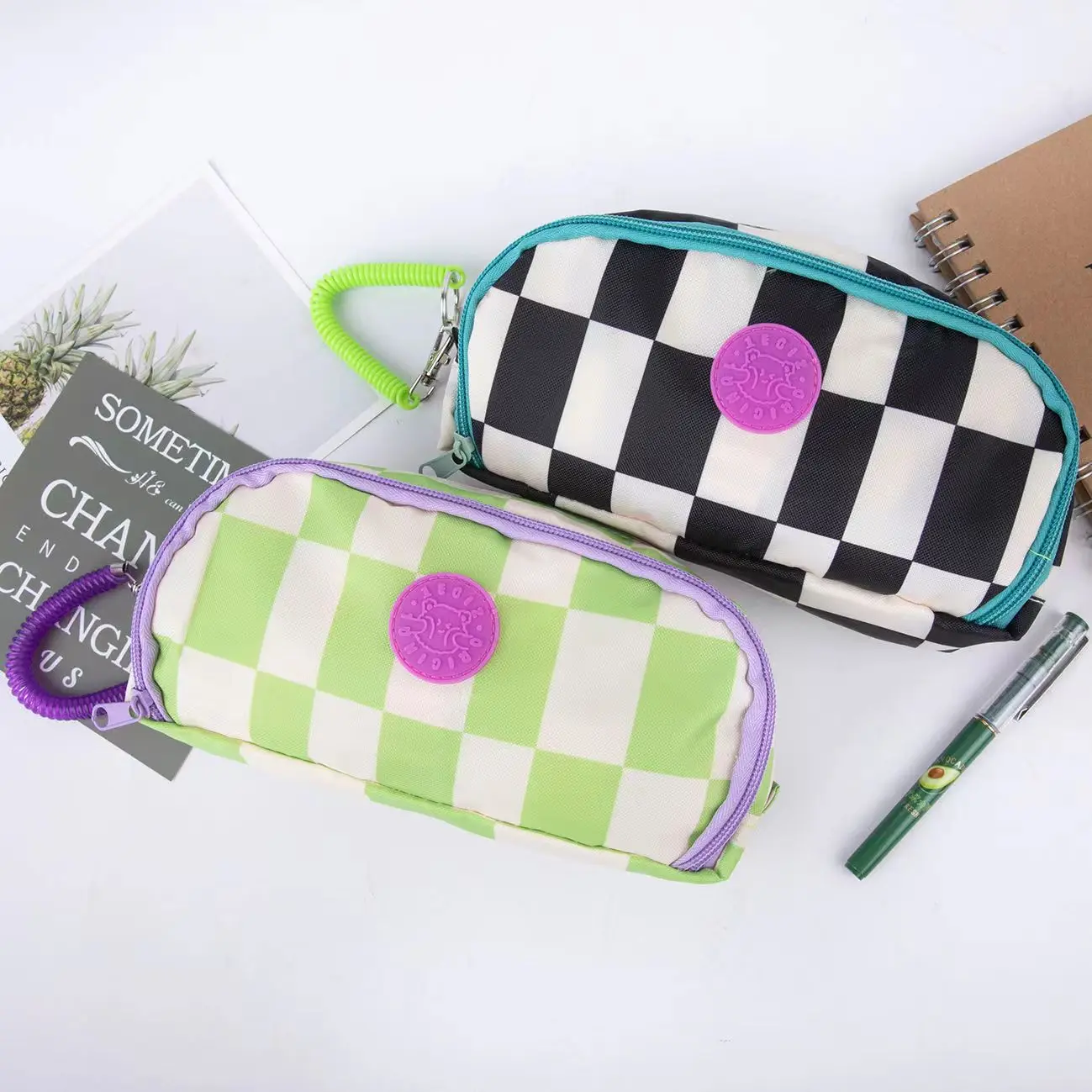 

Large Capacity Pencil Case Junior High School Students Cosmetic Bag Creative Stationery Box Student Gifts School Supplies