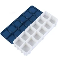 Bview Art 12 Compartments Plastic Paint Palette Paint Tray with Soft Lid for Watercolors, Gouache, Acrylic and Oil Paint 1