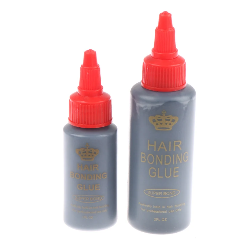 Professional 1oz/2oz Black Weft Hair Weaving Bond Hair Extension Bonding Glue hair extension tool