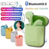 I12 Macaron Bluetooth Headset Matte Sports Binaural Wireless I12tws Bluetooth Headset 5.0 2
