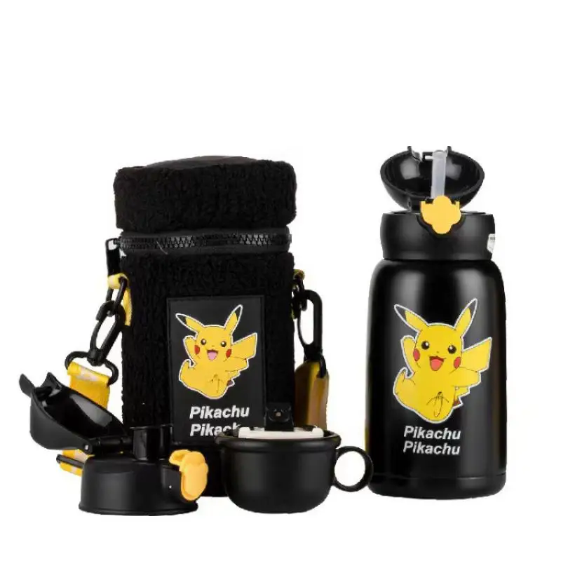 Anime Pokemon Thermos Cups Pikachu Thermo Bottle Cup Smart Temperature  Display Water Bottle Coffee Cup Winter for Kid Gifts - AliExpress