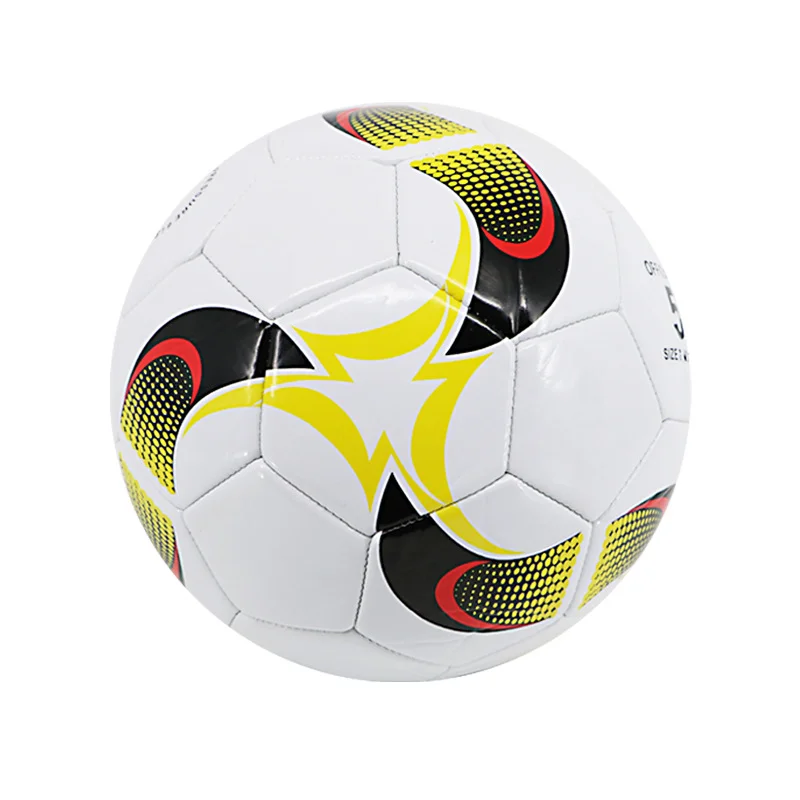 SARETAS Size 5 PU Leather Soccer Ball With Pump Martinique