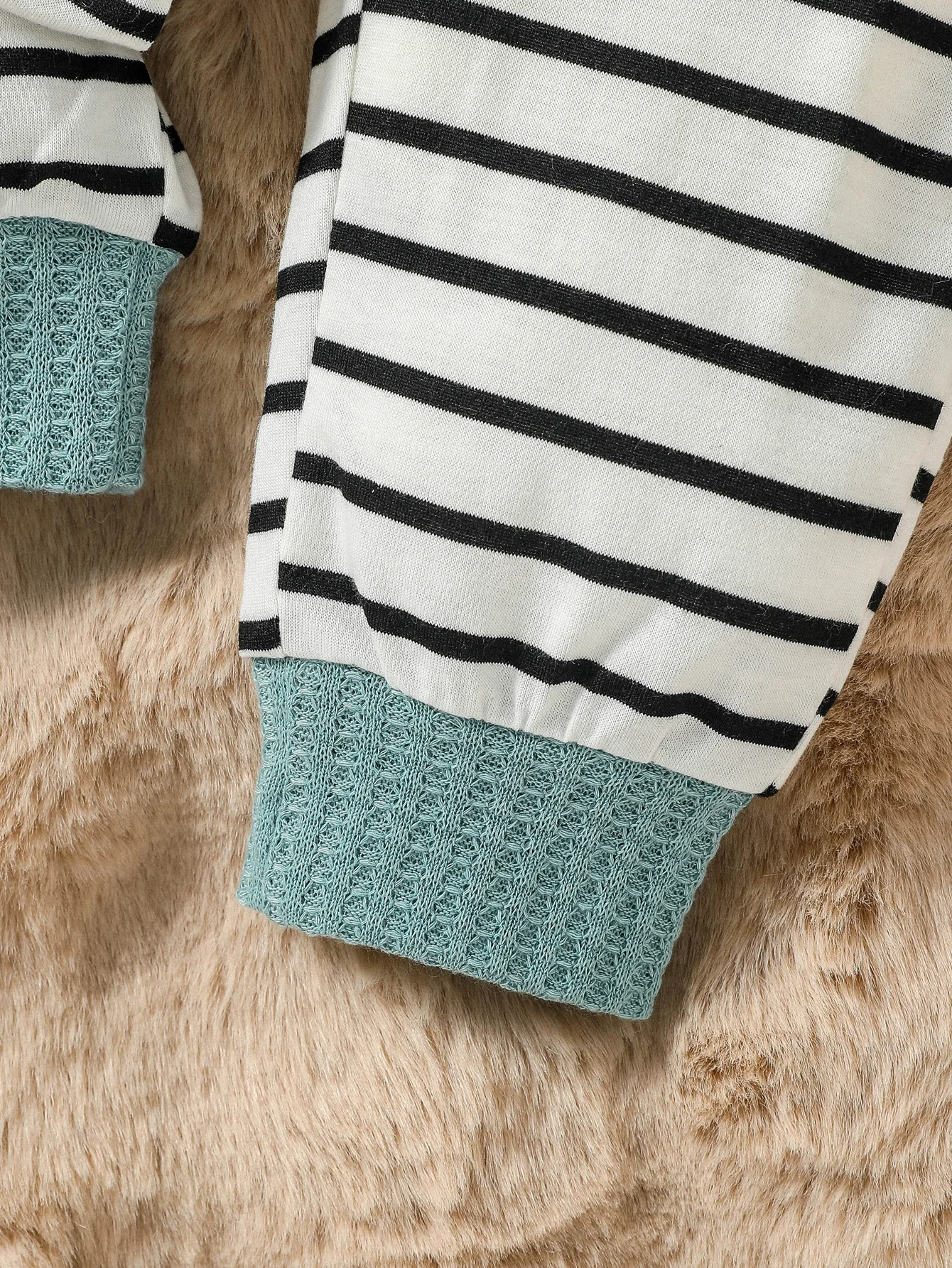 Baby Waffle Long Sleeve Pantsuit 5