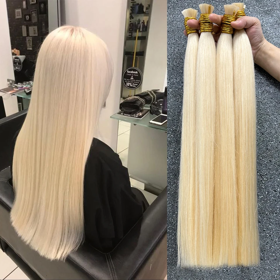 

613 100% Human Hair Bulk Vietnamese Hair No Weft Virgin Remy Straight Hair Bulk 100g Real Natural Hair Extension Grey Wholesale