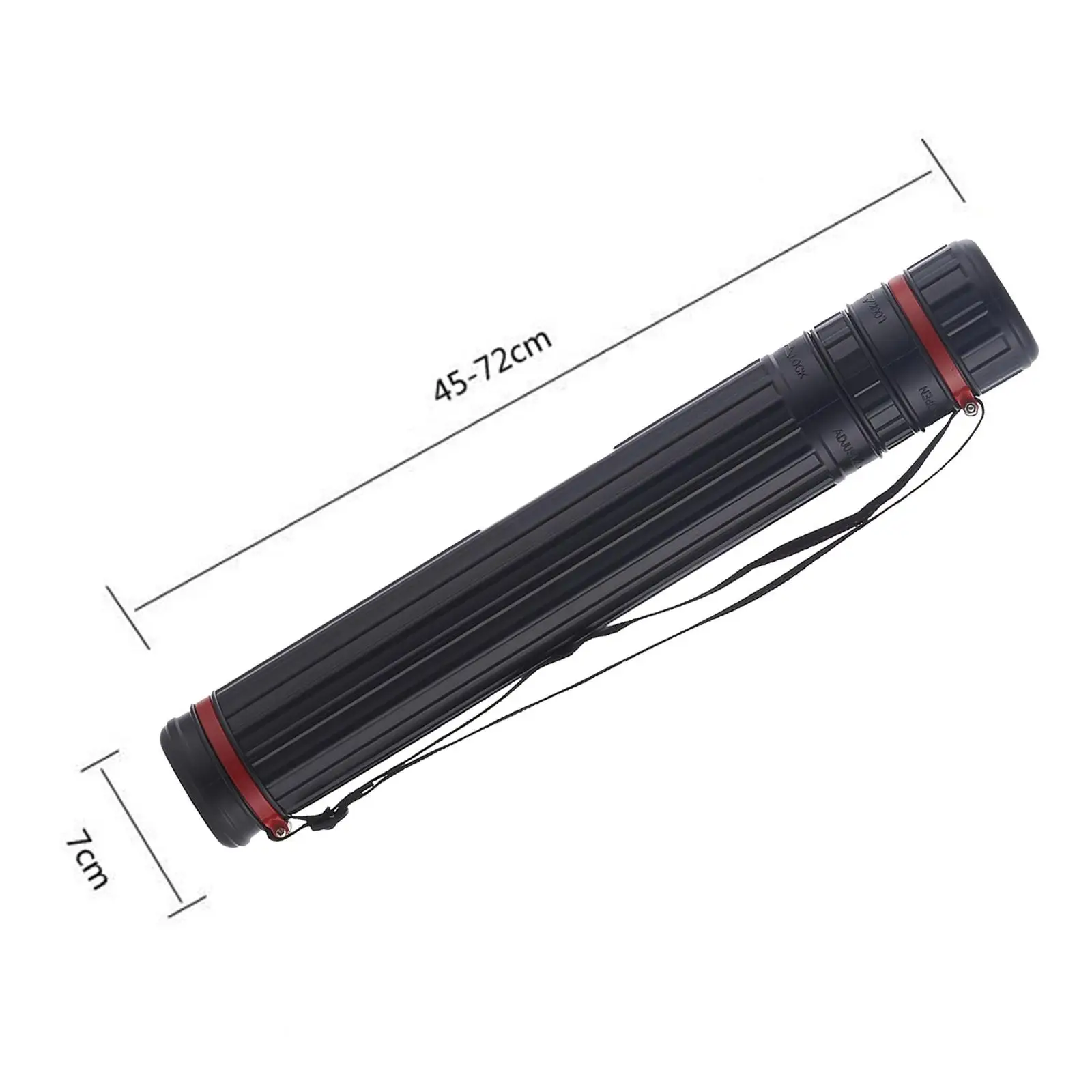 Document Storage Tube 72x7cm Poster Blueprint Document Holder Expandable Carrying Transport Tubes Art Painting Tube Document Storage For Maps Canvas