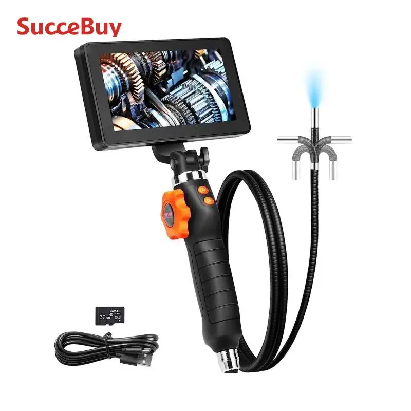 Endoscope Camera VEVOR Articulating Borescope Camera with Light