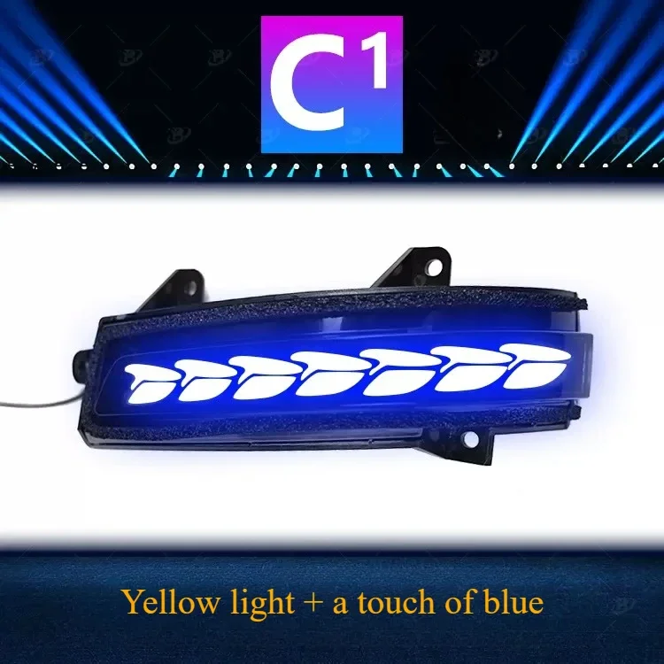 For Honda Fengfan's special rearview mirror, running water turn signal, a touch of blue daytime running lights, dragon scales