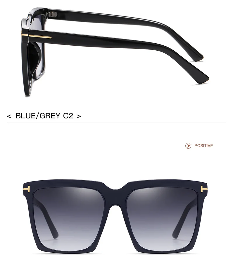 New Large Frame Square Sunglasses Women Decorative Rice Nail Fashion Sun Glasses Men Outdoor Driving Eyewear UV400 Oculos De Sol