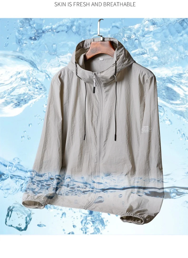 Windjacke mit Kapuze