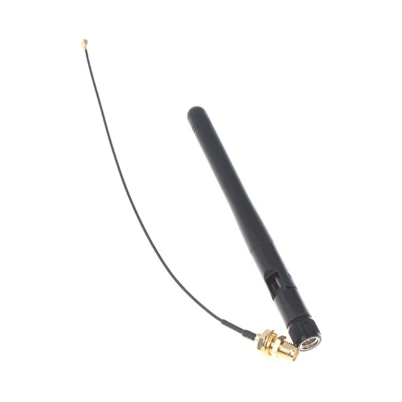 ? 2.4GHz 3dBi WiFi 2.4g 안테나 +15cm 공중 안테나 RP-SMA 남성형 무선 라우터 PCI U.FL IPX - RP SMA 남성형 피그테일 케이블
