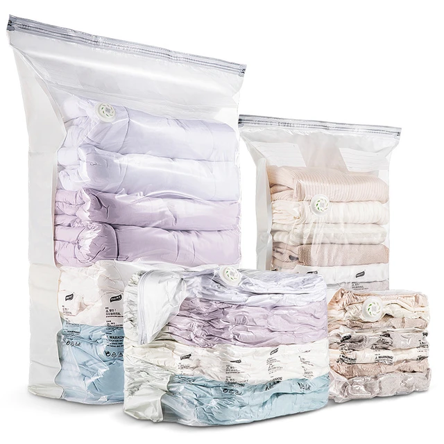 Vacuum Storage Bags Save 80% on Clothes Blankets Bedding Storage Travel  Space Saving Premium Vacuum Compression Sealer Bag - AliExpress