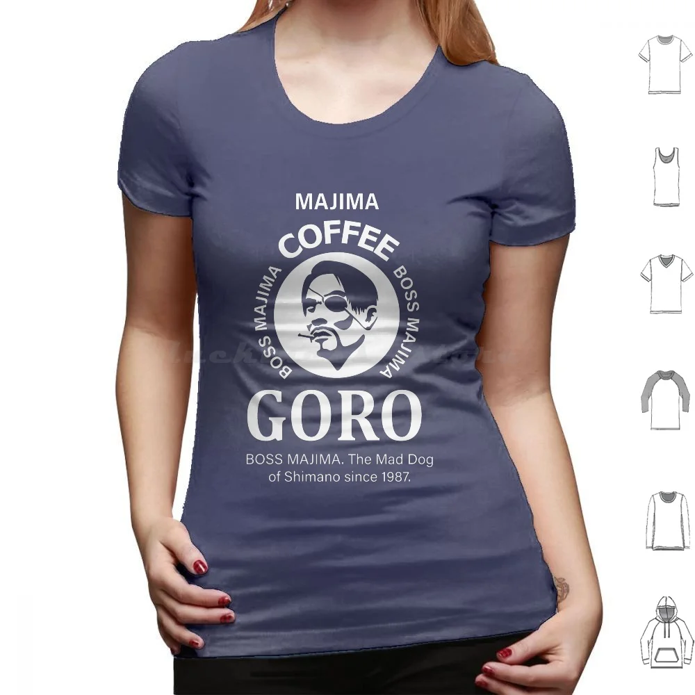 Goro Brand Coffee T Shirt Big Size 100% Cotton Yakuza Goro Goro