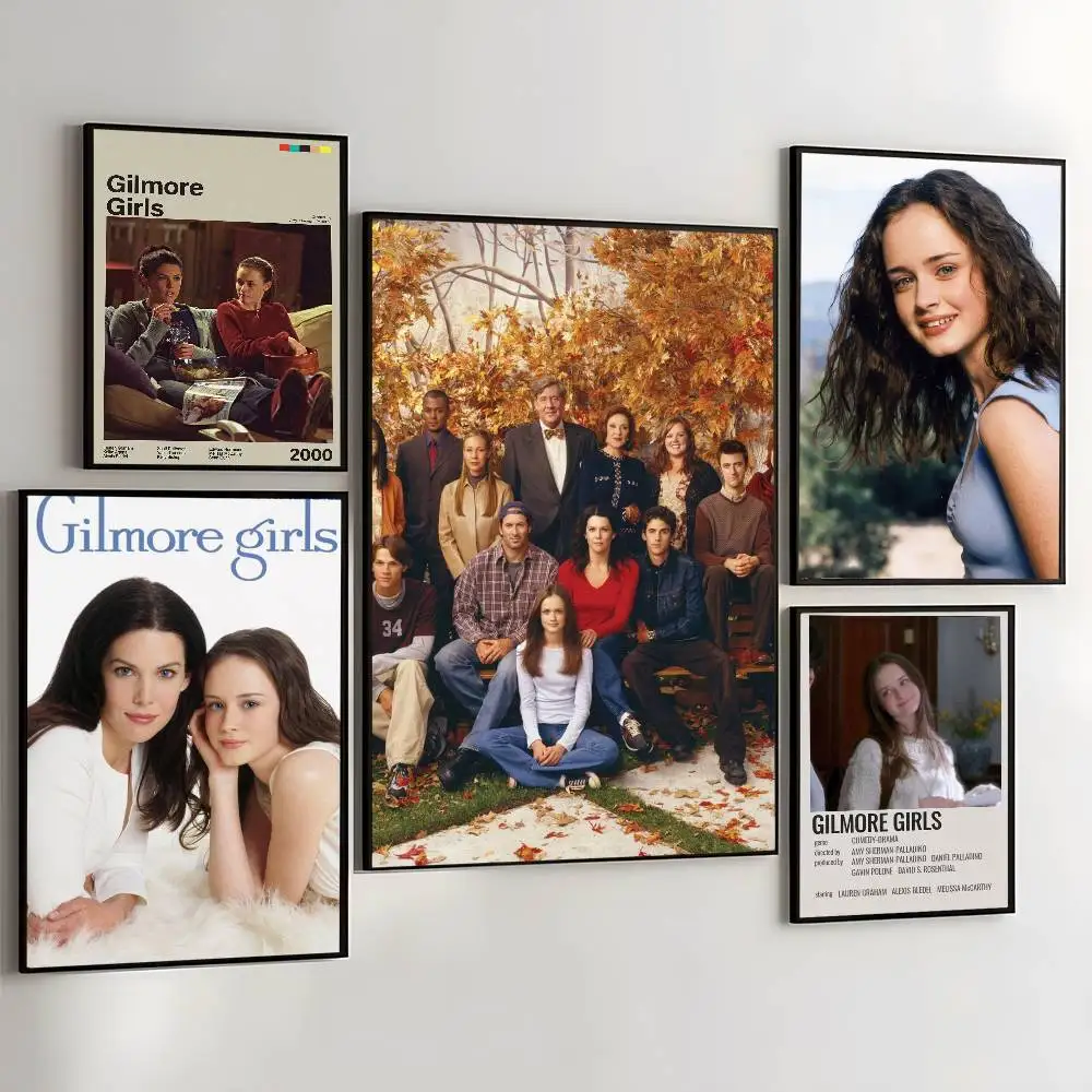 Gilmore Girls Tv Play American Family Comedy Poster Art With Prints Home bedroom living room decoration gift