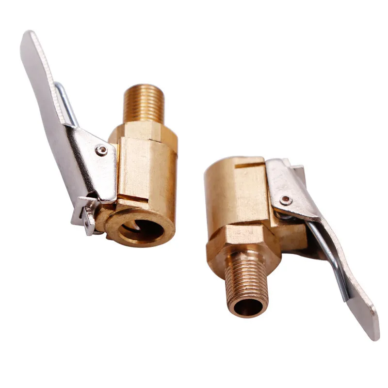 Universal Brass Clip-on Tire Valve Connector