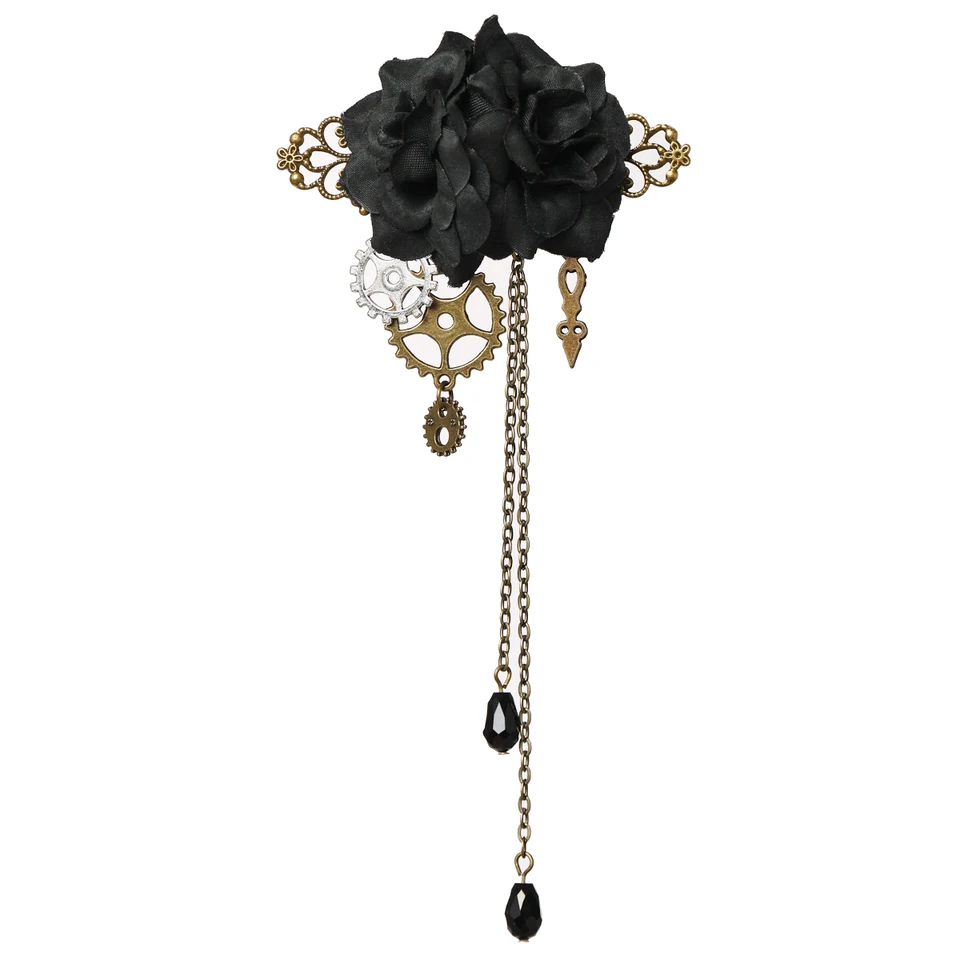 Juland 1 Paire De Mitaines Gothiques Florales En Dentelle Steampunk Style Vintage Avec Bracelet