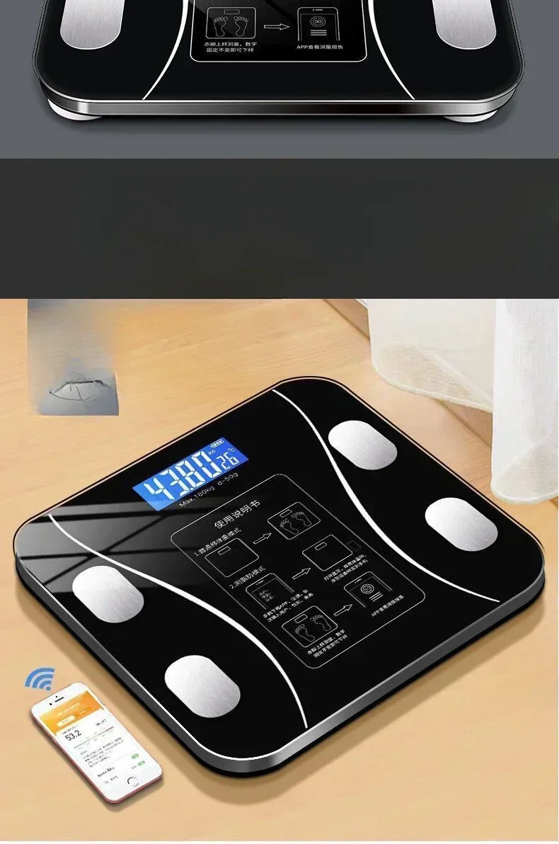 Description Picture 5 of itemSpecial electronic scale for body management and fat loss, smart mode, Bluetooth body fat scale, home weight scale, ultra-precis