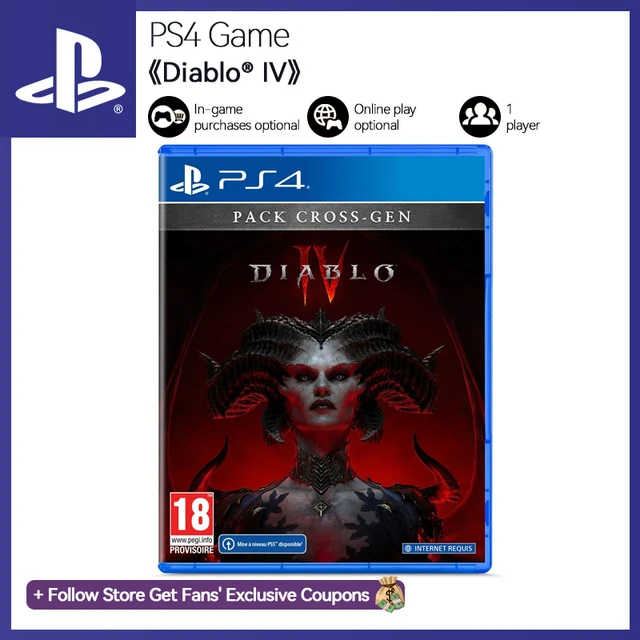 Diablo 4 PS4  Zilion Games e Acessórios