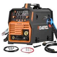 6 in 1 Welding Machine Gas MIG Flux Core Stick Aluminum TIG Spot Spool Gun 250A 1