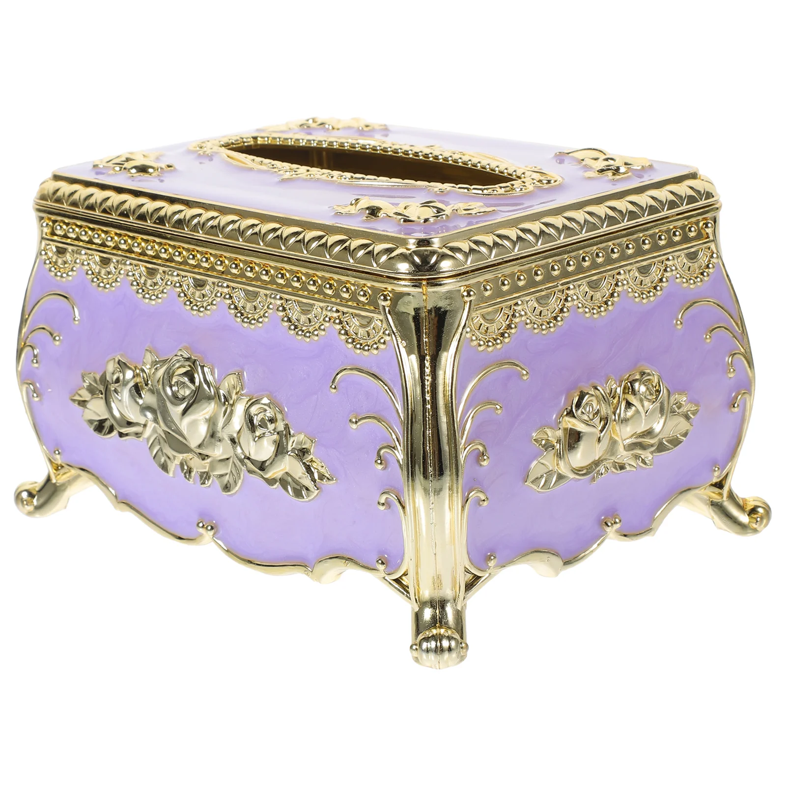 

European Tissue Box Cover Holder Napkin Storage Box Tabletop Tissue Box Tissue Box Holder