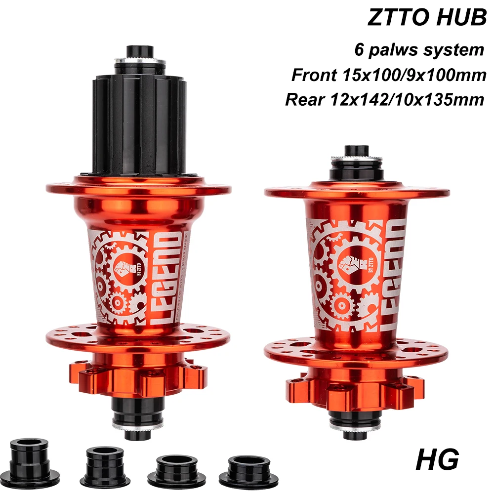 ZTTO Mountain Bike Hub 32 Holes 6 Pawls Disc Brake Bearing 10 11 12 Speed XD Thr