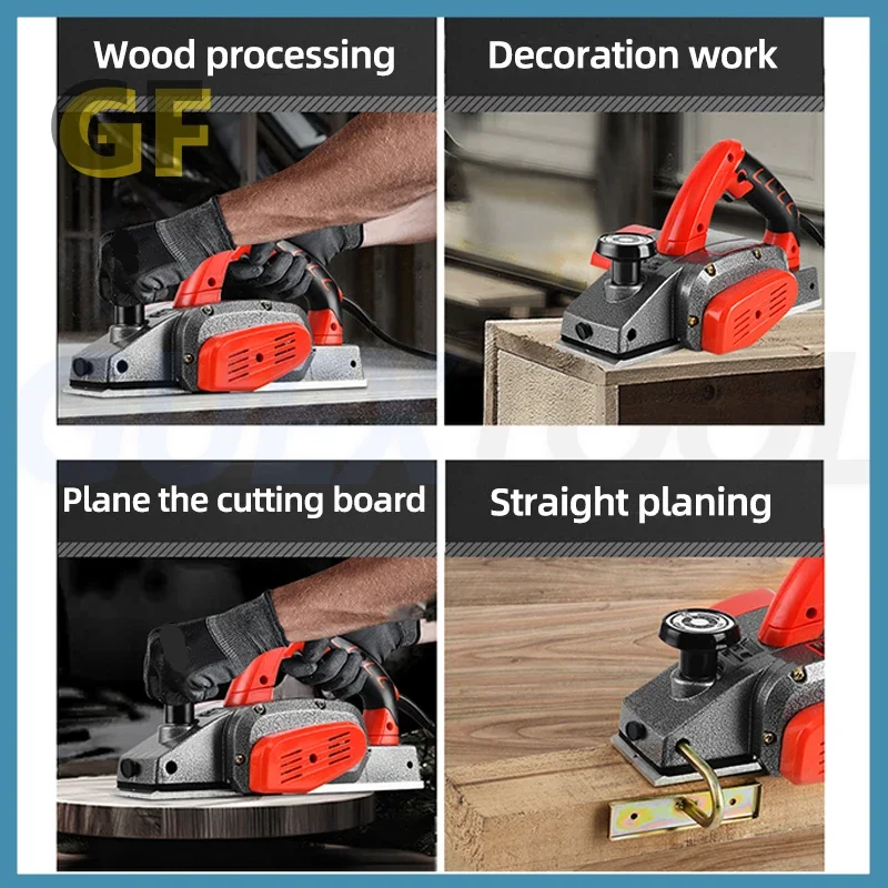 2000W Furniture Cutting Electric Planer 220V Multifunctional Woodworking Planer Planing Machine Router Trimmer Carpenter Planer 5