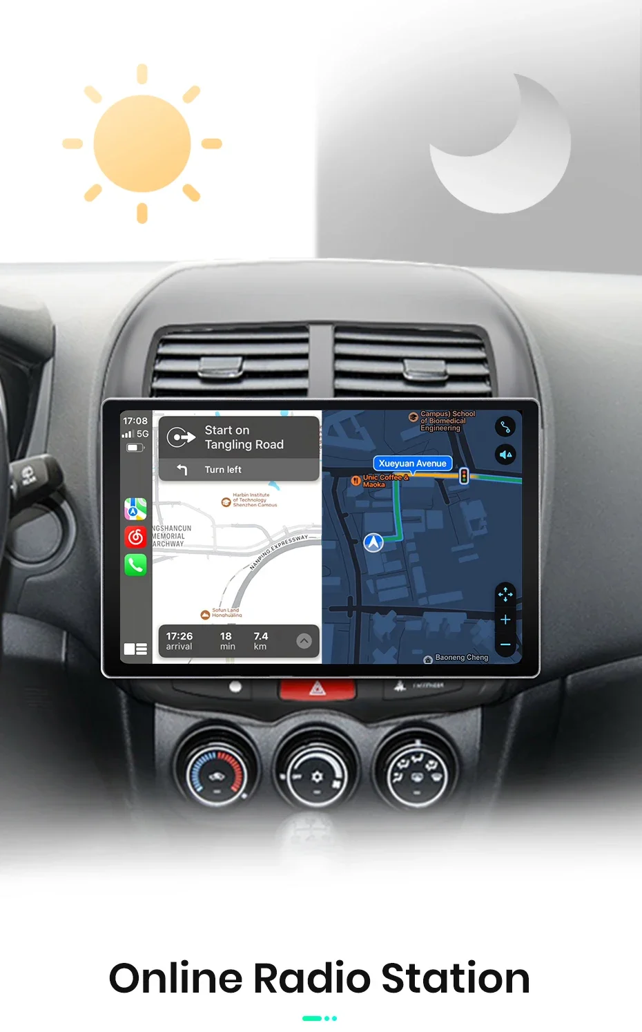 Junsun x7 Serie 13.1 "ai Voice Wireless Carplay Android Auto Autoradio für Mitsubishi Asx 1-Multimedia Autoradi – Detail 11