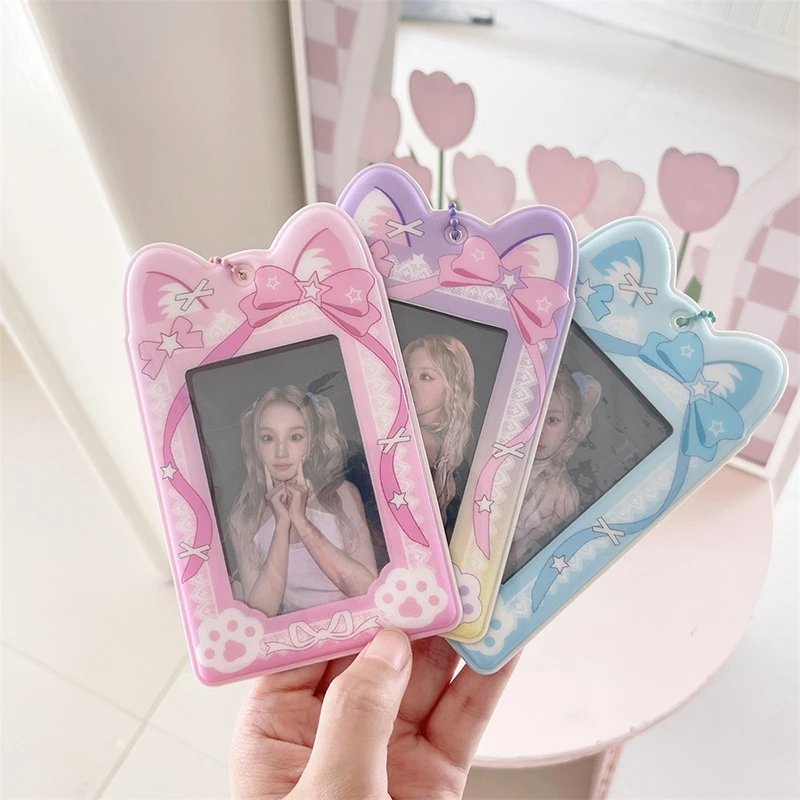 Kpop Photocard Holder Idol Card Dsiplay Frame Kawaii Photo Album Photo Card Case Frames Kpop Accsesories 포토카드 용품 photo frame