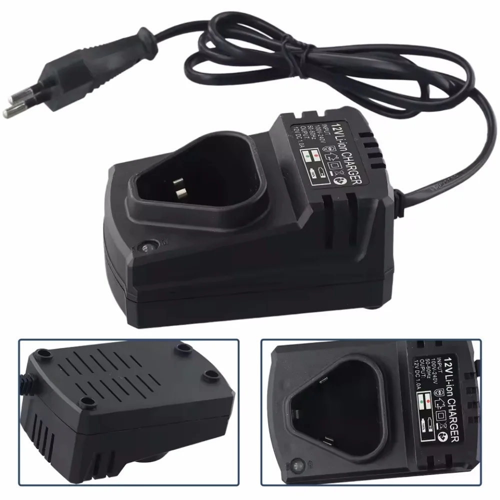 12V 전기 드릴 충전기 리튬 이온 충전식 미국/EU 충전기 휴대용 충전식 리튬 드릴 공구 액세서리